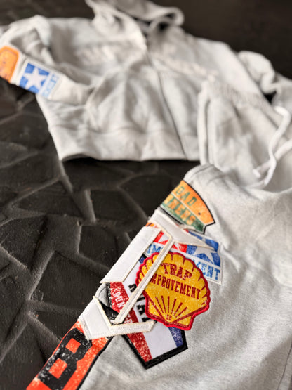 Trappers University Patchwork Set – Heather Grey