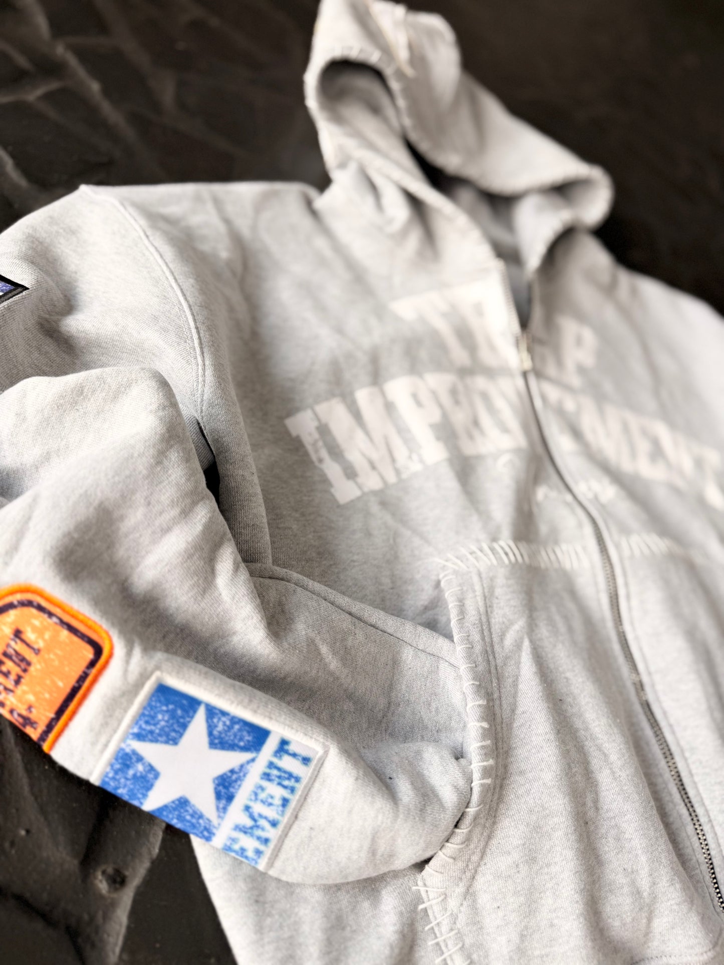Trappers University Patchwork Set – Heather Grey