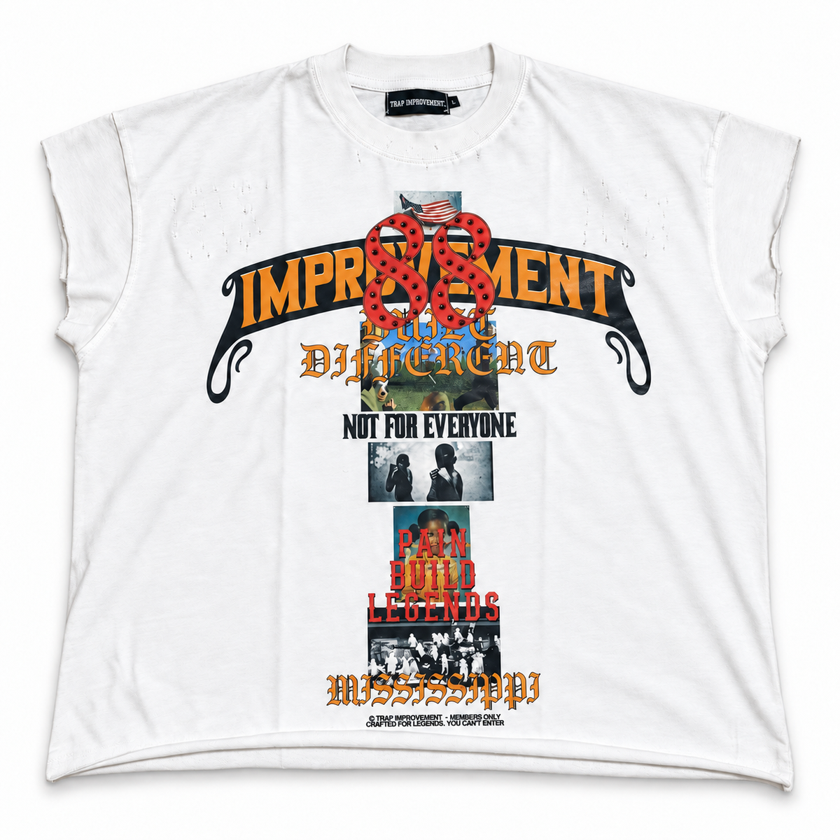TRAP IMPROVEMENT® NOT FOR EVERYONE CUT-OFF TEE