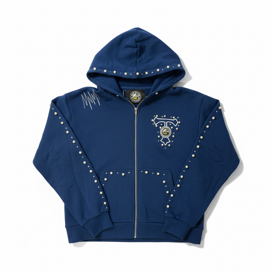 Blue Trap Improvement “Diamonds & Pearls” Zip Hoodie